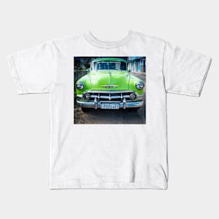 American car from the 50's in Havana, Cuba Kids T-Shirt